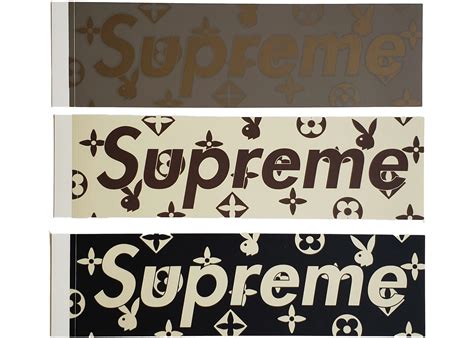 lv x playboy|Supreme x Louis Vuitton x Playboy Box Logo Sticker Set .